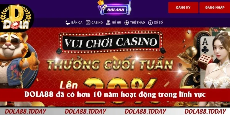 DOLA88 đã có hơn 10 năm hoạt động trong lĩnh vực