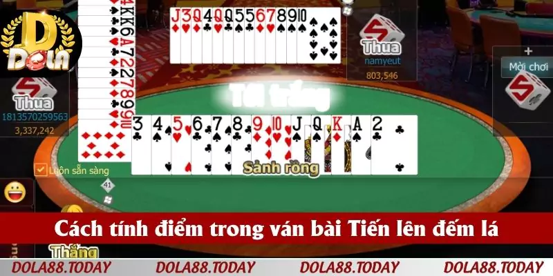 Cách tính điểm trong ván bài Tiến lên đếm lá
